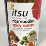 Itsu Spicy Ramen Rice Noodles – Vegan, Gluten-Free Instant Noodle Cups | Authentic Japanese Flavour | Low-Calorie, Quick & Easy Snack | Pack of 6 | Best Before Date 13/11/2024