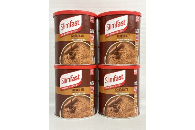 Slimfast Meal Shake Powder Chocolate, 375g (Pack of 4) 40 Servings Total