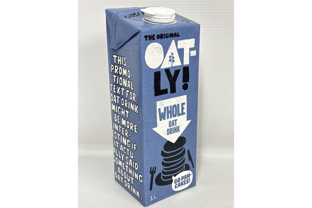 Oatly Whole Oat Drink 1 Litre (Pack of 6) BBE 25/12/2024