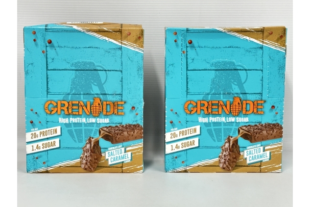 Grenade High Protein, Low Sugar Bar | Chocolate Chip Salted Caramel | 24 X 60 g