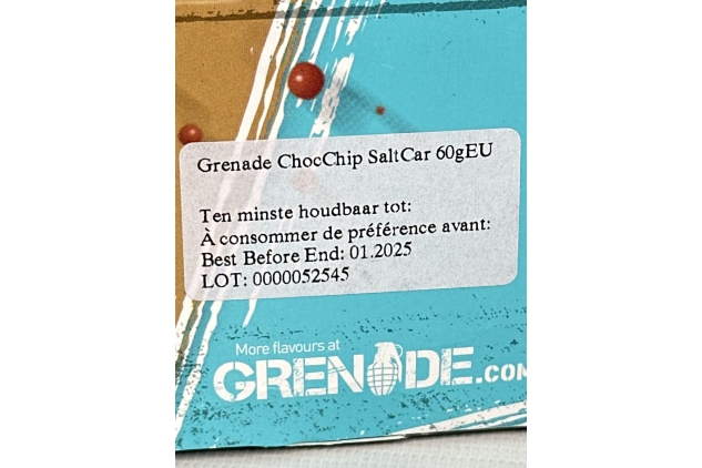 Grenade High Protein, Low Sugar Bar | Chocolate Chip Salted Caramel | 24 X 60 g