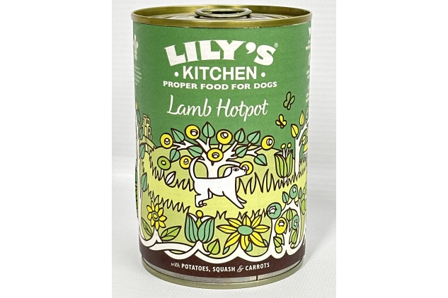 Lily’s Kitchen Natural Wet Dog Food - Lamb Hotpot Complete Meal (24 x 400g Tins) BULK BUY DEAL