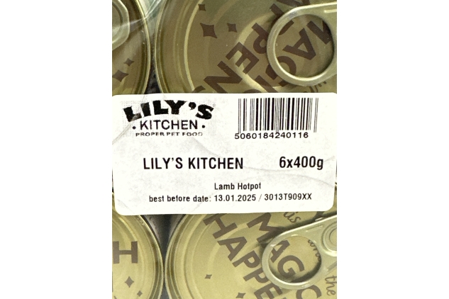 Lily’s Kitchen Lamb Hotpot Natural Wet Dog Food for Adults – Complete Meals (6 x 400g Tins)