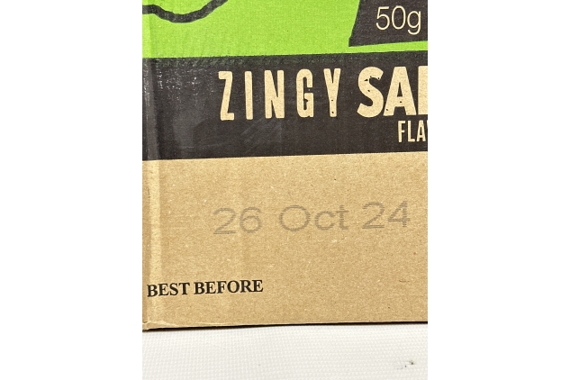 Walkers Max Zingy Salt & Malt Vinegar Ridged Crisps Case, 50g | Pack Of 24