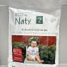 Eco By Naty Nappies | 2 Pack | Ideal For Travel, Day Trips | Size 2 (3-6kg, 6-13lbs)