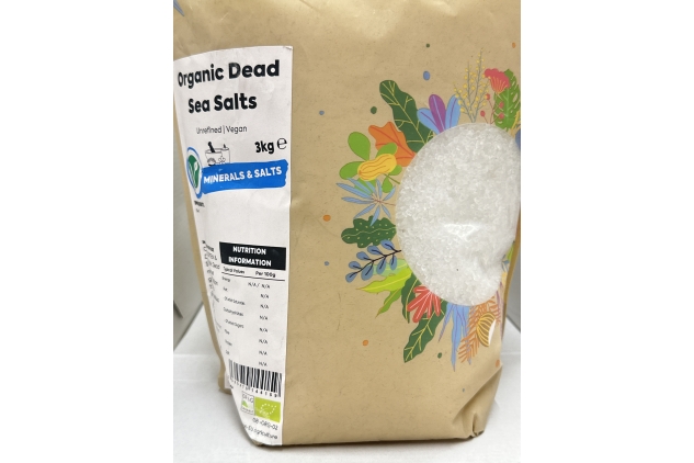 Organic Dead Sea Salts 3KG