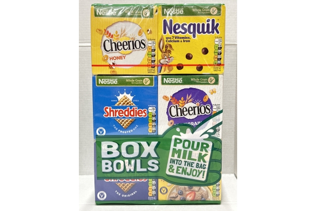 Nestle Box Bowls, Variety Pack Of Breakfast Cereals | 6 Pack | Best Before Date 31/10/2024