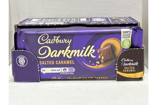 Cadbury Darkmilk Salted Caramel 16 X 85g | Discontinued Line