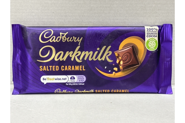 Cadbury Darkmilk Salted Caramel 16 X 85g | Discontinued Line