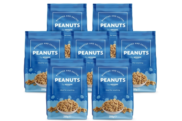 Roasted and Salted Peanuts, 1.4kg (7 Packs of 200 g) Best Before Date 24/11/2024