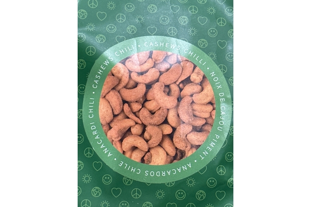 Roasted Cashew Nuts | CHILLI COATED 400g | Best Before Date 03/10/2024