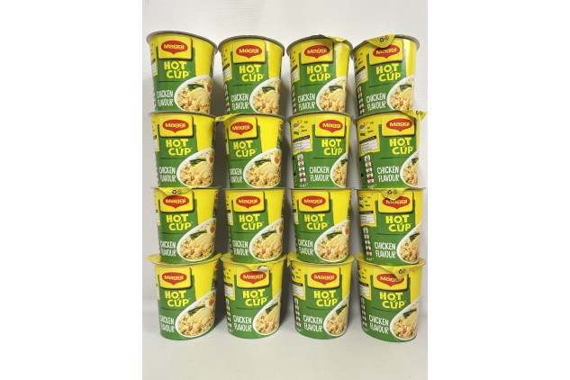 Maggi Hot Cup Chicken Noodles Pot 59.2g (Pack Of 16)