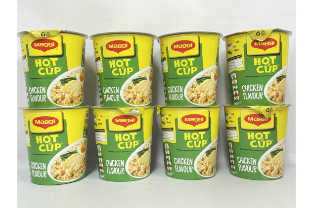 Maggi Hot Cup Chicken Noodles Pot 59.2g (Pack Of 8)