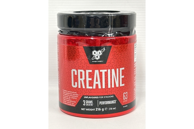 Creatine Monohydrate Powder, Sports Nutrition Pre Workout and Post Workout Supplement, to support and performance, Unflavoured, 216 g, 63 Servings | Best Before Date 30/11/2024