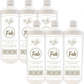 Fabulosa House of Fab Luxury Fragranced Antibacterial Laundry Cleanser and Fabric Softener, Premium Laundry Sanitiser and Freshener, 120 Washes, 1L, 6 Pack, Egyptian Cotton