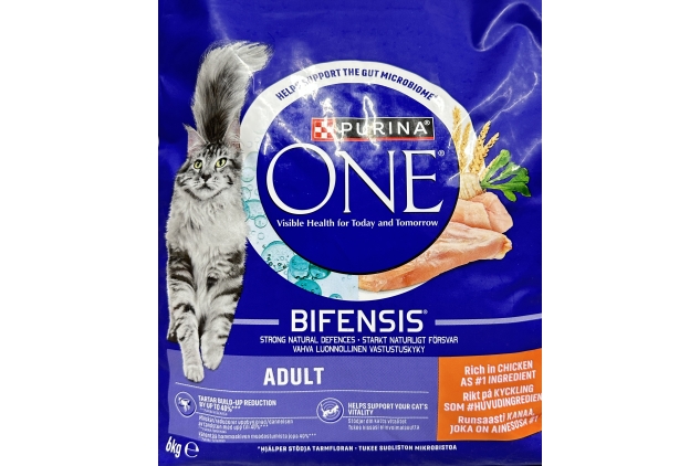 Purina ONE Adult Dry Cat Food Rich in Chicken 6kg