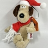 Wallace & Gromit Novelty Christmas Tree Decoration Santa Hat & Scarf | Set Of 6