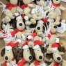 Wallace & Gromit Christmas Tree Decoration Santa Hat & Scarf | Set Of 12