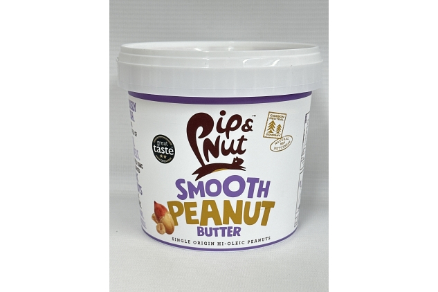 Pip & Nut Smooth Peanut Butter 1kg (PACK OF 2) Natural, Palm Oil Free