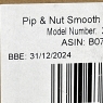 Pip & Nut Smooth Peanut Butter 1kg (PACK OF 2) Natural, Palm Oil Free