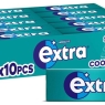 Wrigley's Extra Cool Breeze Chewing Gum, Mint Flavour, 30 Packs of 10 Pieces, Chewing Gum Bulk Pack, Sugar Free Gum With Xylitol (300 pieces)