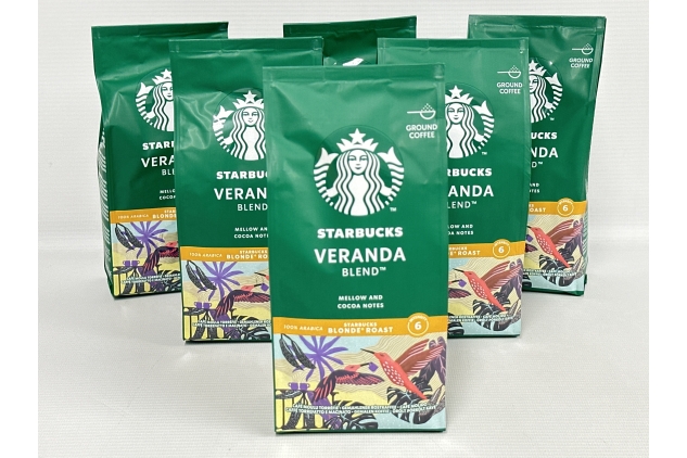 STARBUCKS Veranda Blend Blonde Roast Ground Coffee | 200g Pack of 6