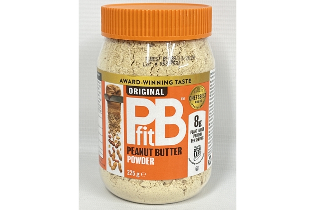 PBfit Peanut Butter Powder | 87% Less Fat, High Protein, Gluten Free, Natural Powdered Spread Made from Roasted Peanuts | 225g