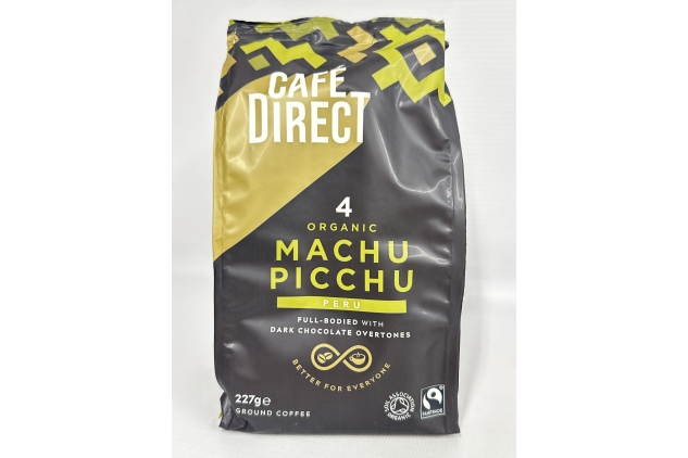 Cafedirect Machu Picchu Organic Fairtrade Ground Arabica Coffee 200 g (Pack of 6)