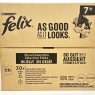 Felix As Good As It Looks 7+ Mixed Cat Food 120 Pouches X 100g | Bulk Buy Deals