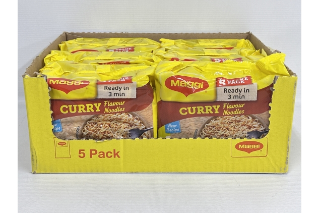 Maggi 3-Minute Curry Noodles 6 X 5 Multipack's | 30 Servings | Bulk Buy