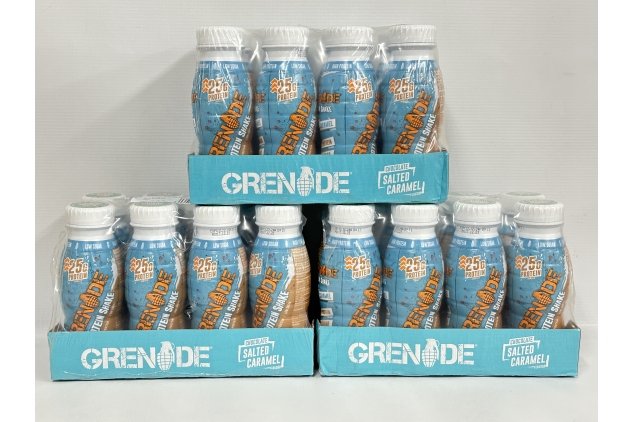 Grenade High Protein Shake, 24 X 330ml - CHOCOLATE SALTED CARAMEL Flavour