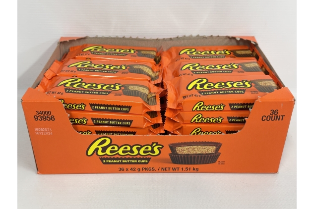 Reese's Chocolate Peanut Butter Cups, Pack of 36 x 42g