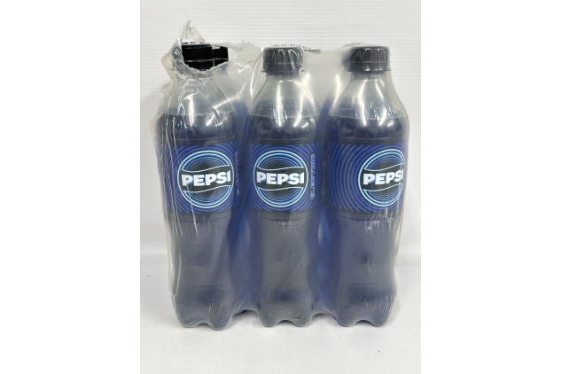 Pepsi ELECTRIC BLUE Zero Sugar Soft Drink 6 X 500ml