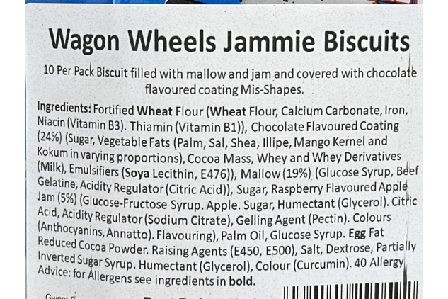 Wagon Wheel Jammie Biscuits | MIS-SHAPES | 10 Pack