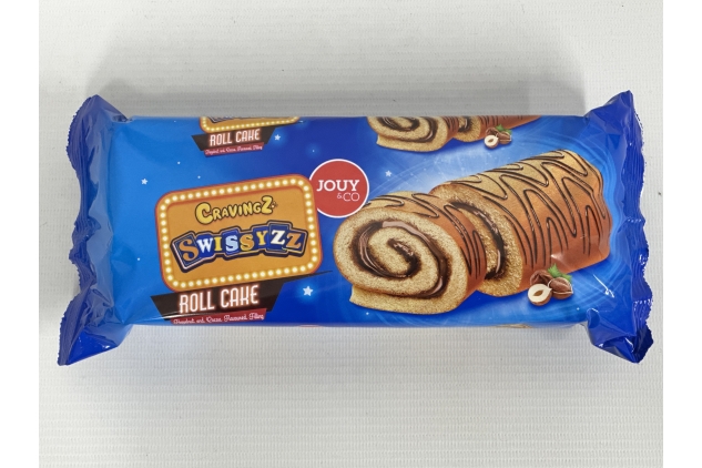 Swiss Roll Cake Hazelnut & Cocoa Flavoured Filling 150g