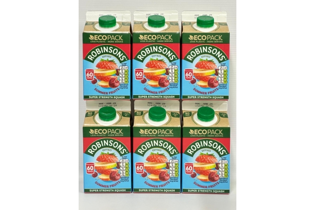 Robinsons Summer Fruits Flavour Super Strength Squash Cordial 6 X 500ml 360 SERVINGS