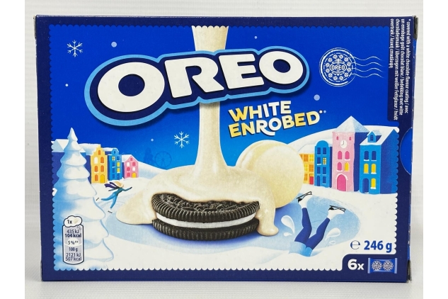 Oreo White Chocolate Covered Cookies 246G