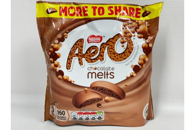 Aero Melts Milk Chocolate Sharing Bag 6 X 172g