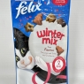 Felix Cat Treats Winter Mix Turkey & Cranberries Festive Snack 60g, Pack of 8