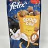 Felix Goody Bag Cat Treats 60g - Pack of 8 (The Original) Chicken, Liver, Turkey