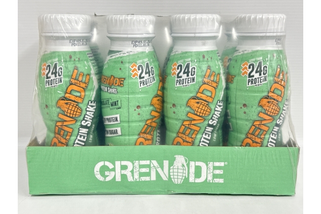 Grenade High Protein Shake, 24 X 330ml - CHOCOLATE MINT Flavour