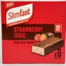 SlimFast STRAWBERRY CHOC Bars - Low Calorie Chocolate Snack, 60 x 25g Multipack