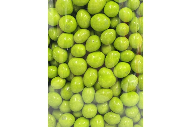 M&M's Peanut Chocolate ELECTRIC GREEN Colour Bulk Buy Sweets, 4kg Tub | Displays | Pick & Mix