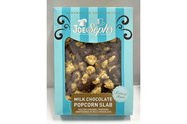 Joe & Seph's Milk Chocolate Popcorn Slab 115g