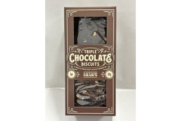 Lottie Shaw's Triple Chocolate Biscuit Box 180g