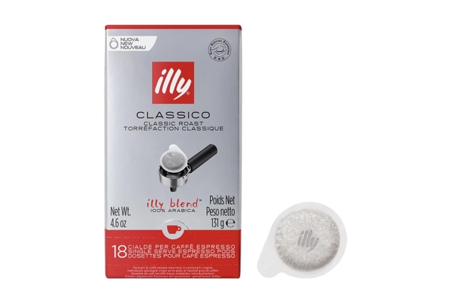 illy Medium Classico ESE Espresso Coffee Paper Pods 18 Pack