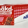 Nakd Strawberry & Raspberry Fruit & Fibre Bars - Vegan, Gluten-Free, 36 x 44g