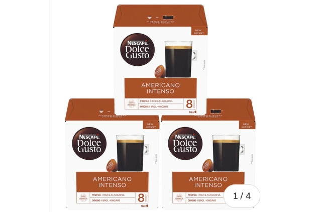 NESCAFE Dolce Gusto Americano Intenso 3 X 16 Pods 48 Servings