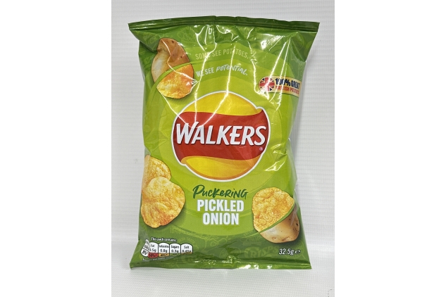 Walkers Pickled Onion Crisps 32 x 32.5g