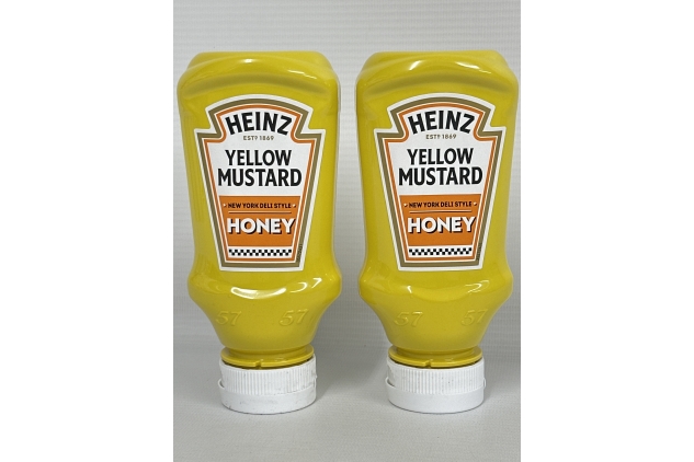 Heinz Yellow Mustard | New York Deli Style HONEY | 2 X 220ml